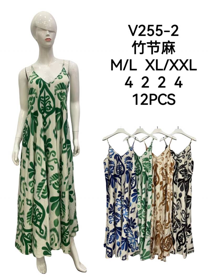 Sukienki damskie Roz M/L-XL-2XL, Mix kolor Paczka 12 szt